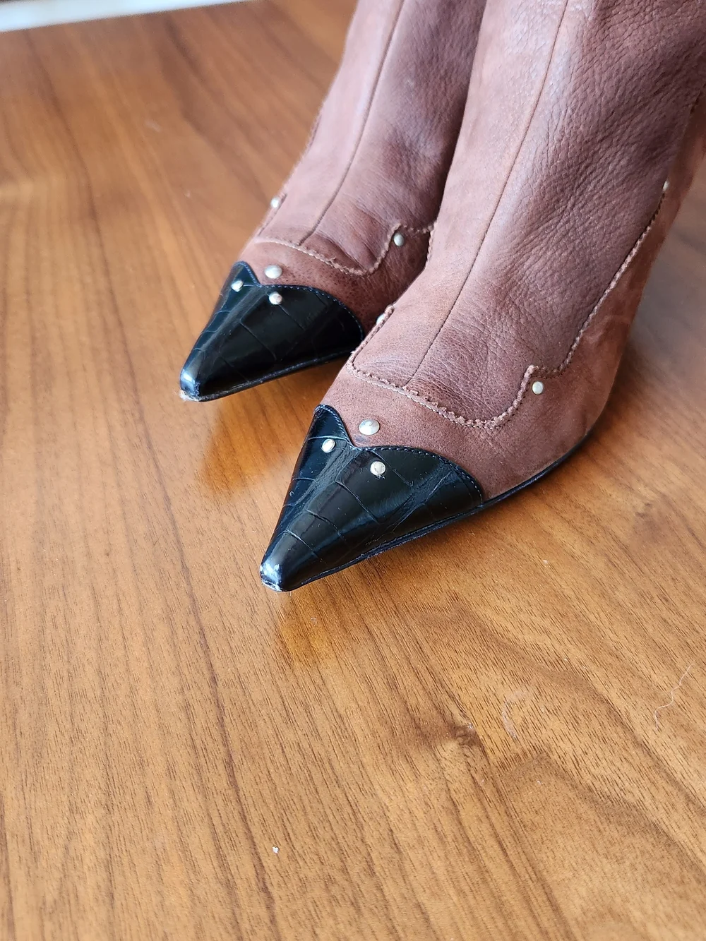 Prada Vintage Leather Boots - Picture 10 of 14